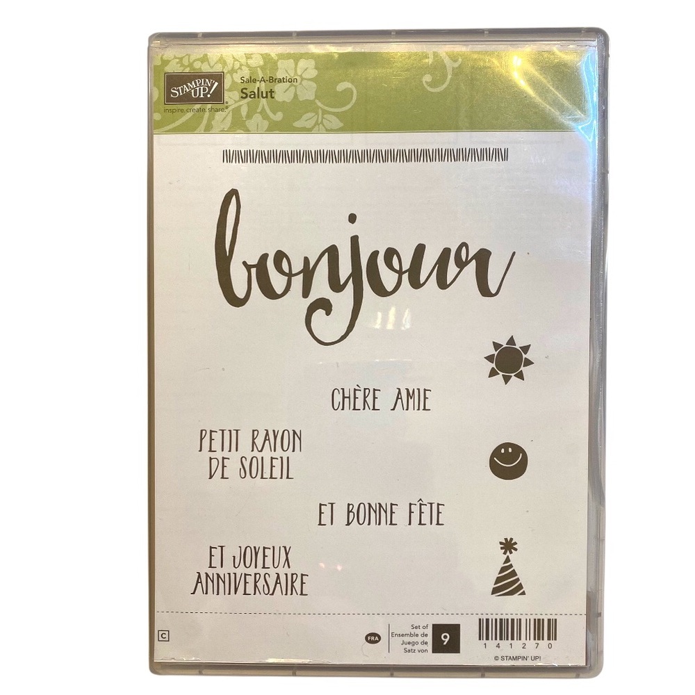 🍒 Stampin’Up! 🍒 “Salut” Stamp set